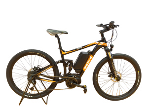 Newest Suspension Frame E-Bike with Middle Driven Motor