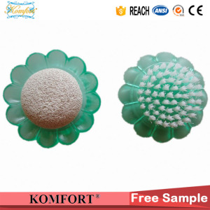 Promotion Plastic Polish Tool Sunflower Pumice Stone Nail Brush (JMC-392C)