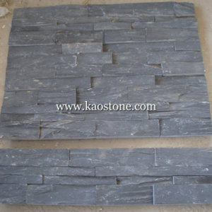 High Quality Black Cultural Stone for Wall Cladding